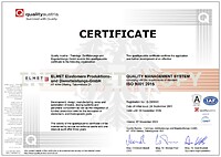 CERTIFICATE<br>9001:2015