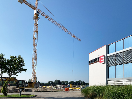 Auf der Baustelle geht es rund!