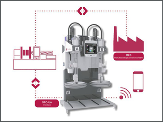 LSR-Dosiersystem mit OPC-UA-Anbindung